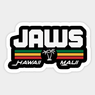 Jaws Maui Big Wave Sticker